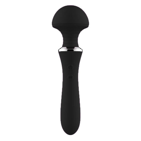 Aixi-0091-Preto_1 Massageador Corporal Recarregável com 12 Modos de Vibração 3R Import