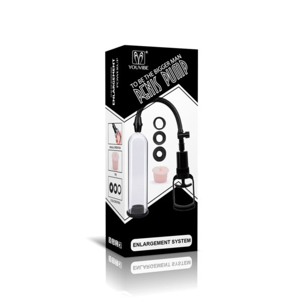 Bomba Peniana Manual com Base de Vagina - YouVibe Penis Pump Bomba Peniana Manual Vip Mix