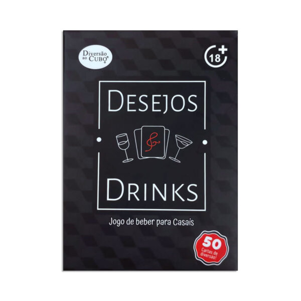 BDD-01_2 Desejos e Drinks Jogo de Cartas DiversĂŁo ao Cubo