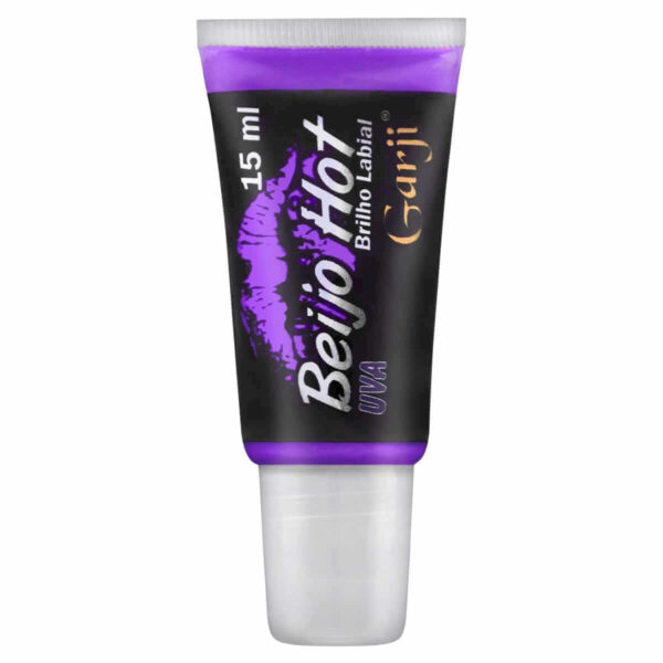 Beijo Hot Brilho Labial de Uva 15ml Garji