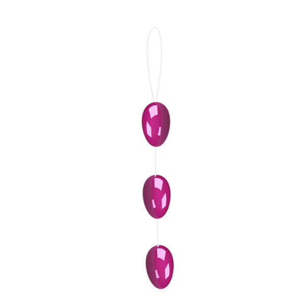 BI-014036-3-Rosa-Neon_1 Sexual Balls Cordão Tailândes com 3 Esferas e Puxador 3R Import