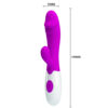 Pretty Love Snappy Vibrador com Estimulador Clitoriano com 30 Modos de Vibração 3R Import