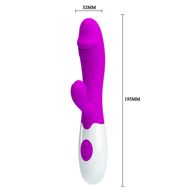 Pretty Love Snappy Vibrador com Estimulador Clitoriano com 30 Modos de Vibração 3R Import