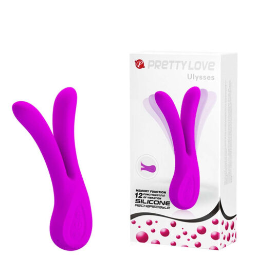 BI-014475-Roxo_1 Pretty Love Ulysses Vibrador com 12 Modos de Vibração 3R Import