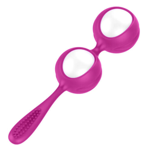 BL007-Pink_1 Bolas Ben-Wa Para Pompoar em Silicone e ABS Miss Collection