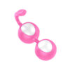 BL007-Rosa_3 Bolas Ben-Wa Para Pompoar em Silicone e ABS Miss Collection