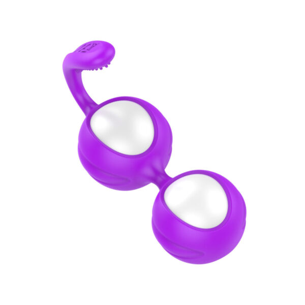 BL007-Roxo_3 Bolas Ben-Wa Para Pompoar em Silicone e ABS Miss Collection