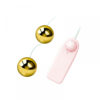 Golden Ball Bolinha de Pompoarismo Dupla com Vibro Vip Mix