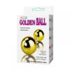 Golden Ball Bolinha de Pompoarismo Dupla com Vibro Vip Mix