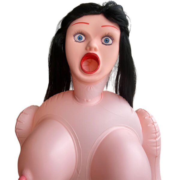 BN-012-Bege_3 Top-Notch Boneca Inflável com Seios Fartos e 3 Orifícios para Penetração 3R Import