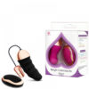 BW017-Preto_1 Vibrador Wee Bullet em Silicone Recarregável com Saliência 10 Modos de Vibração e Controle Wireless