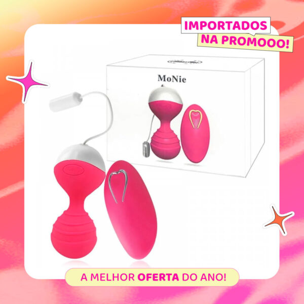 BW022_2 Esfera de Pompoar Monie com 10 Modos de Vibração e Controle Wireless Miss Collection