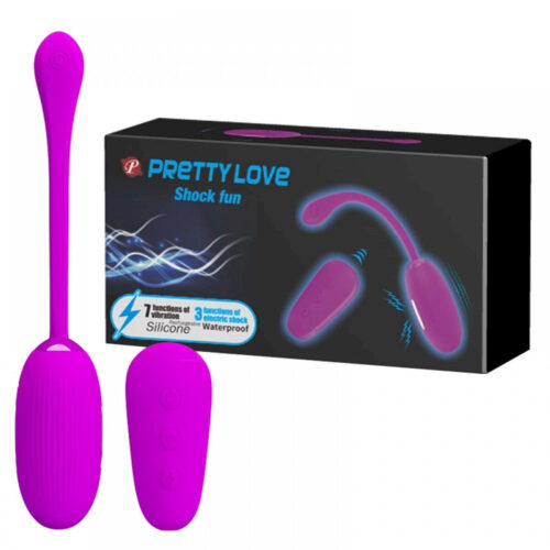 BW026_1 Cápsula Vibratória com 12 Modos de Vibração e 3 Variações de Estimulos Shock Fun Pretty Love