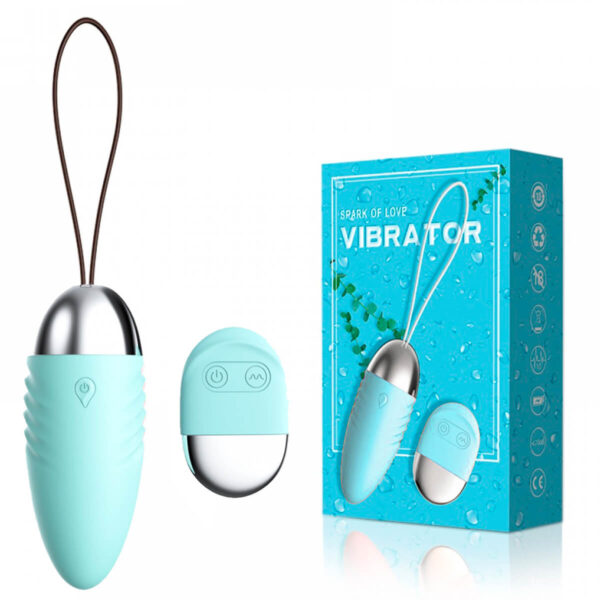 BW037-Verde-Agua_1 Vibrator Spark of Love Bullet Vibrador com Controle Remoto Miss Collection