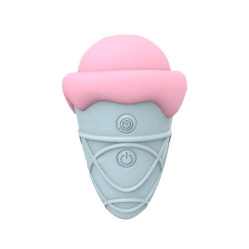 Ice Cream Vibrador Sugador de Clitóris Formato de Sorvete 10 Modos de Sucção Our Moment - Ice Cream Vibrador em Formato de Sorvete com 10 Modos de Sucção Our Moment Import