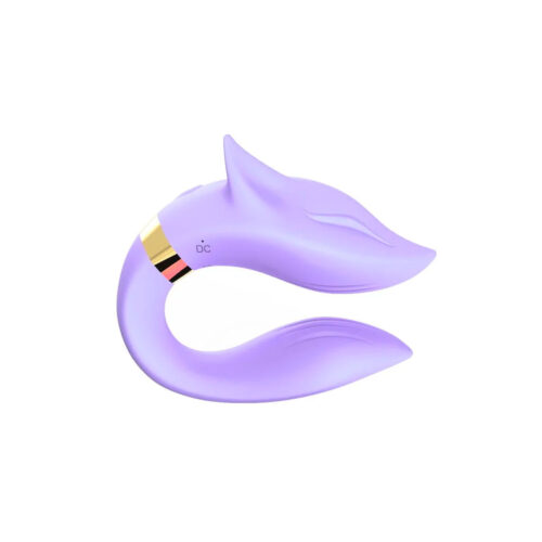 BY10037-Roxo_1 Vibrador Formato Lobo com 9 Modos de Vibração Our Moment Import