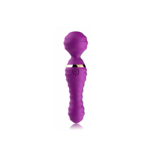 BY10041-Roxo_1 Massageador Varinha Mágica com 9 Modos de Vibração Our Moment Import