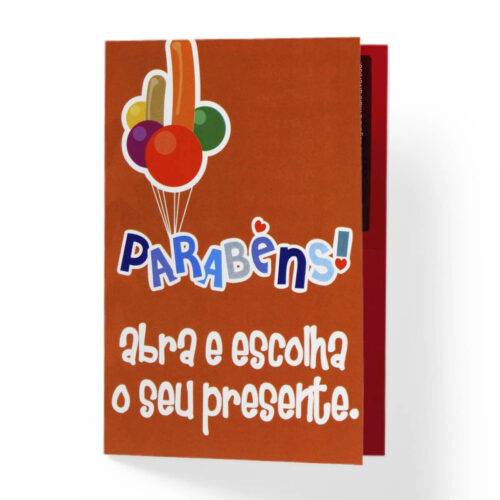 C-PARABENS_1 Cartão de Presente Parabéns Abra e Escola o Seu Presente Menu dos Prazeres