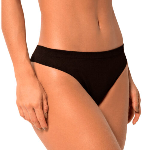 C04111-Preto_1 Calcinha Asa Delta em Microfibra Linha Basic Trifil
