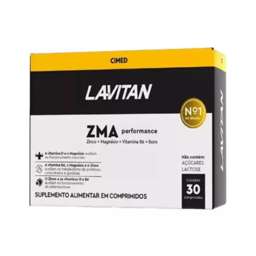 C104415_1 Lavitan ZMA Performance Suplemento Alimentar com 30 Comprimidos Cimed