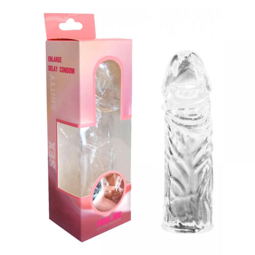 CA013A-Transparente_1 Feel Me Capa Peniana com Veias e Glande Vip Mix