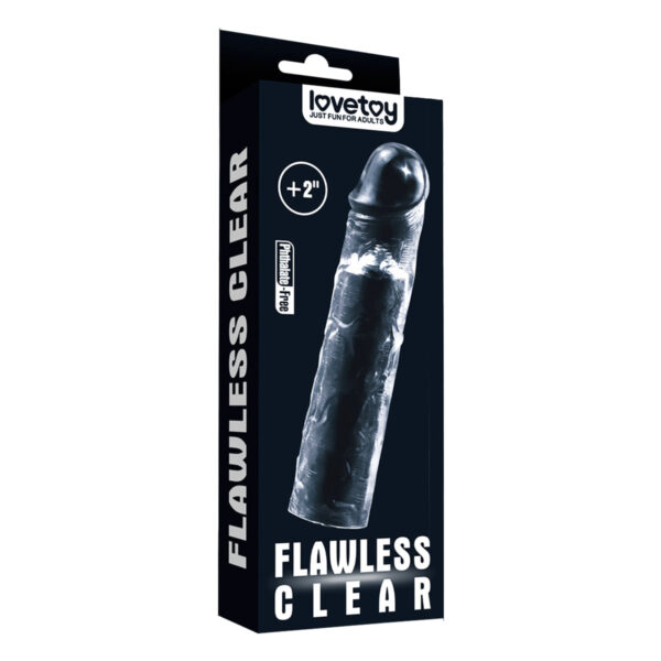 CA066_2 Flawless Clear Capa Peniana em Jelly com Saliencias Vip Mix
