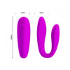 Vibrador para Casal Pretty Love Letitia com 12 Modos de Vibração e Controle Wireless Miss Collection