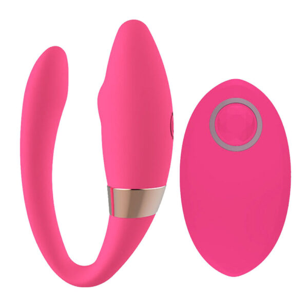 CD031-Rosa_2 Swan Vibrating Egg Vibrador de Luxo para Casal em Silicone Vip Mix