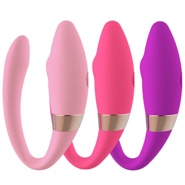 CD031-Rosa_4 Swan Vibrating Egg Vibrador de Luxo para Casal em Silicone Vip Mix