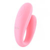 CD033-Rosa-Claro_1 Vibrador de Dupla Estimulação Recarregável com 7 Modos de Vibração Vip Mix