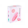 CD033-Rosa-Claro_2 Vibrador de Dupla Estimulação Recarregável com 7 Modos de Vibração Vip Mix