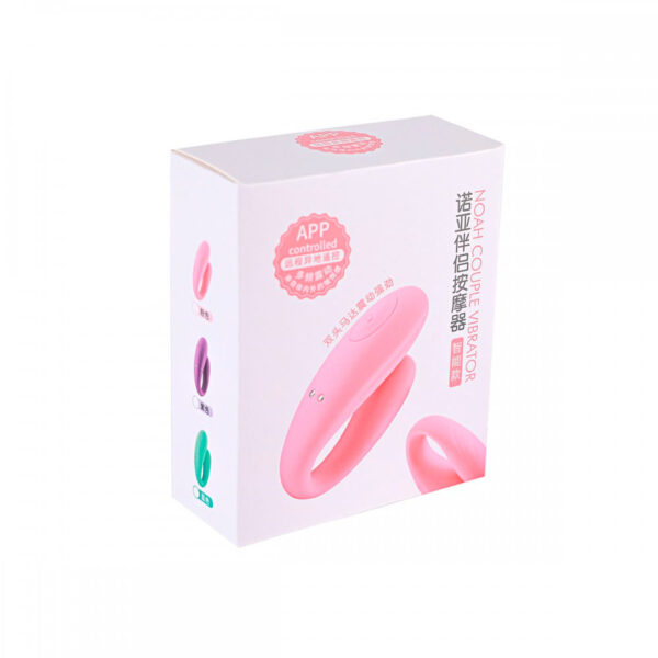 CD033-Roxo_2 Vibrador de Dupla Estimulação Recarregável com 7 Modos de Vibração Vip Mix