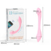 Vibrador para Casal Flexível com 11 Modos de Vibração Vip Mix