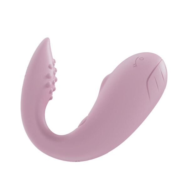 CD044-Rosa_2 Youvibe Vibrador com Estimulador na Ponta e Controle Via App com 10 Modos de Vibração Vip Mix