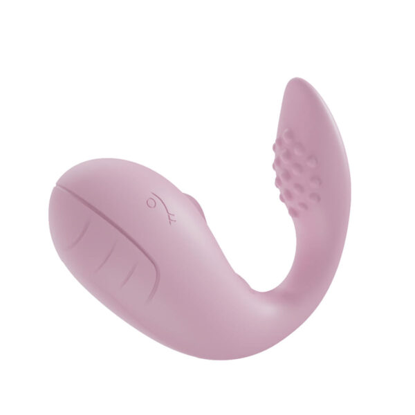 CD044-Rosa_3 Youvibe Vibrador com Estimulador na Ponta e Controle Via App com 10 Modos de Vibração Vip Mix