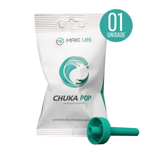 CFOP5102_1 Chuka Pop Higienizador Íntimo Bico Aplicador 01 Unidade Make Life