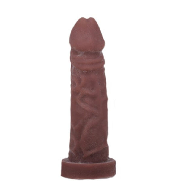 CKT118-Chocolate_1 Prótese Realistico em Cyber Skin Vertebrado 18 x 4 cm