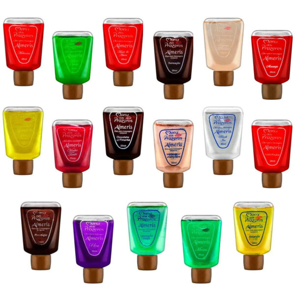 Almeris Óleo para Massagem Corporal 30ml Menu dos Prazeres