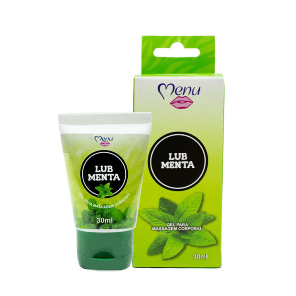 CM102-Menta_2 Lubgel Lubrificante à Base de Água com Aroma 30ml Menu dos Prazeres