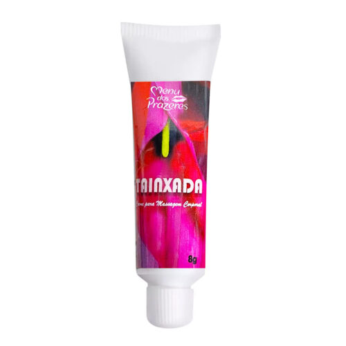 CM121_1 Tainxada Excitante Feminino Hot que Pulsa 8g Linha Safadeza Menu dos Prazeres