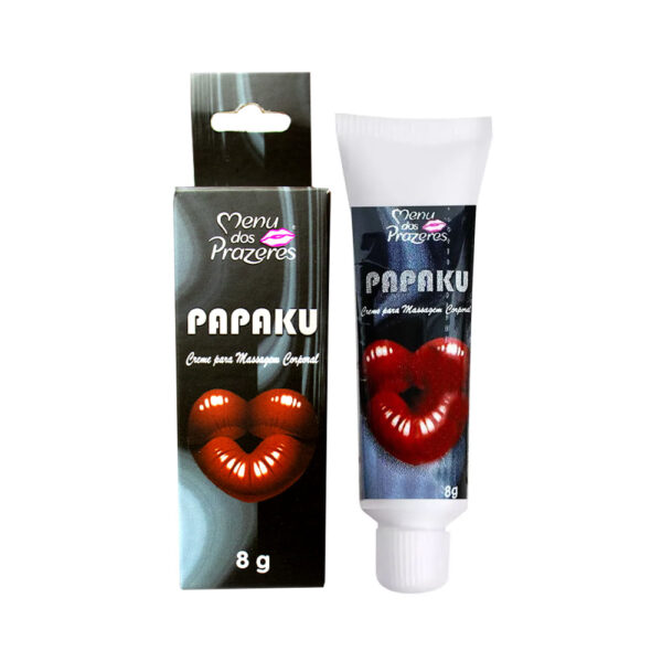 CM123_2 Papaku Dessensibilizante Anal 8g Linha Safadeza Menu dos Prazeres