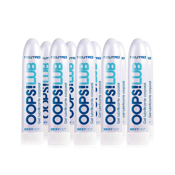 CO269C_2 OOPS! LUB Gel Lubrificante Neutro Caixa com 12 Unidades Sexy Hot
