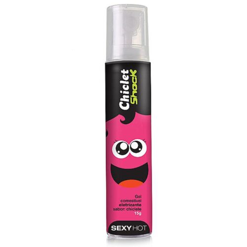 CO272-Chiclete_1 Chiclet Shock Gel Beijável Eletrizante 15g Sexy Hot