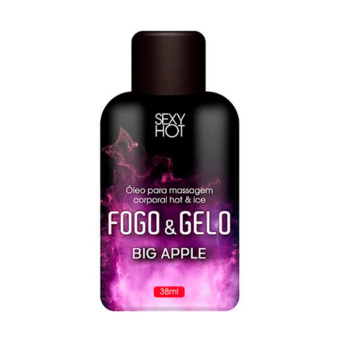 CO307-Big-Apple_1 Fogo e Gelo Óleo Para Massagem Beijável 38ml Sexy Hot