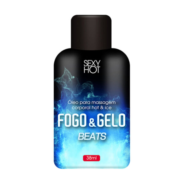 CO309-Beats_1 Fogo e Gelo Óleo Para Massagem Beijável 38ml Sexy Hot
