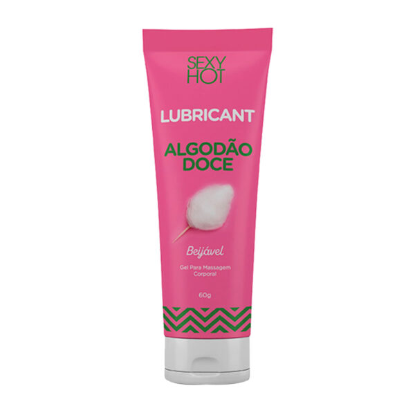 CO413-Algodao-Doce_1 Lubrificant Gel Para Massagem Beijável 60g Sexy Hot