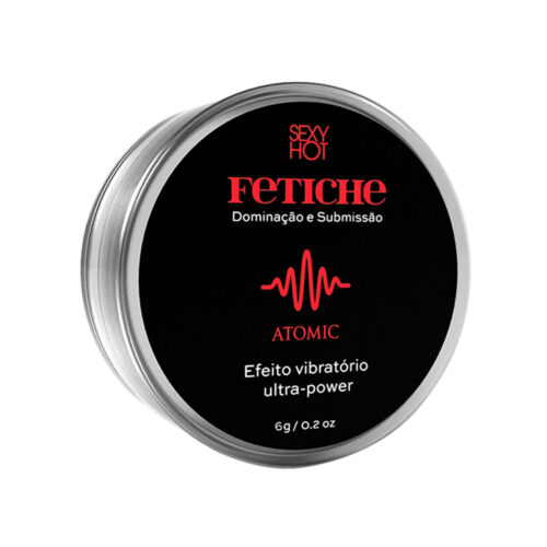 CO462_1 Fetiche Atomic Efeito Vibração Ultra Power com Sensação Hot 6g Sexy Hot