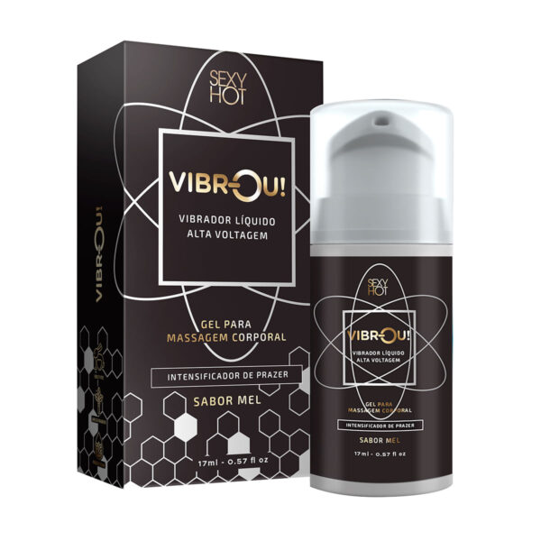 CO468-Mel_3 Vibrou! Vibrador Líquido Intensificador de Prazer Beijável 17 ml Sexy Hot