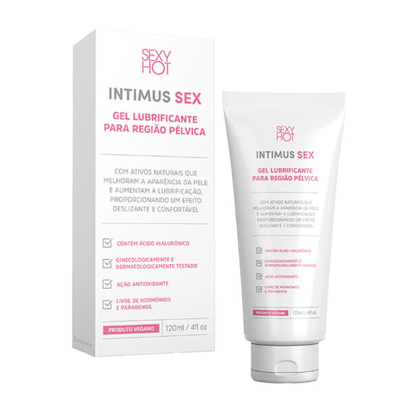 CO472_2 Intimus Sex Gel Lubrificante para Região Pélvica 120ml Sexy Hot