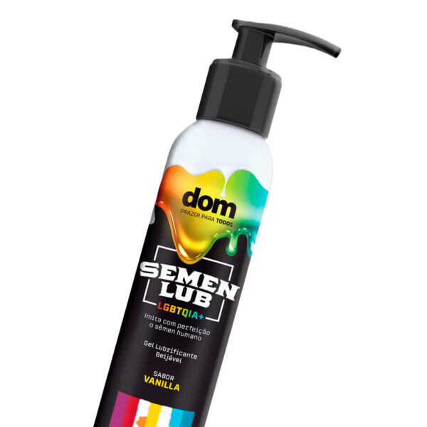 Semen Lub Lubrificante Beijável LGBTQIA+ 100ml Adão e Eva